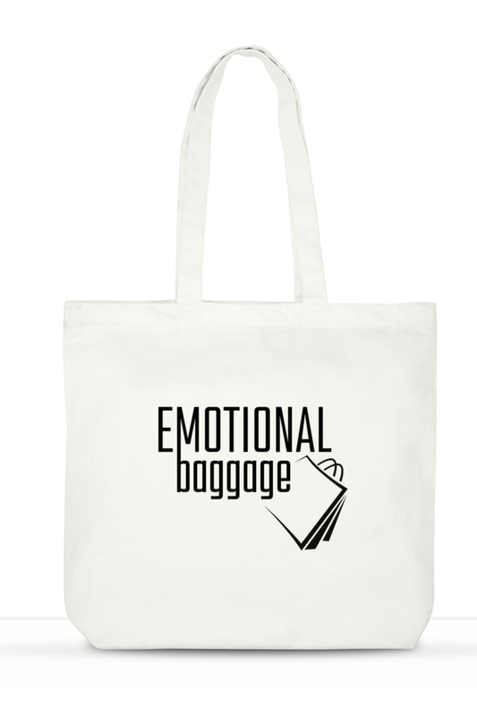 Quirky Quotes Tote Bags - Emotional Baggage