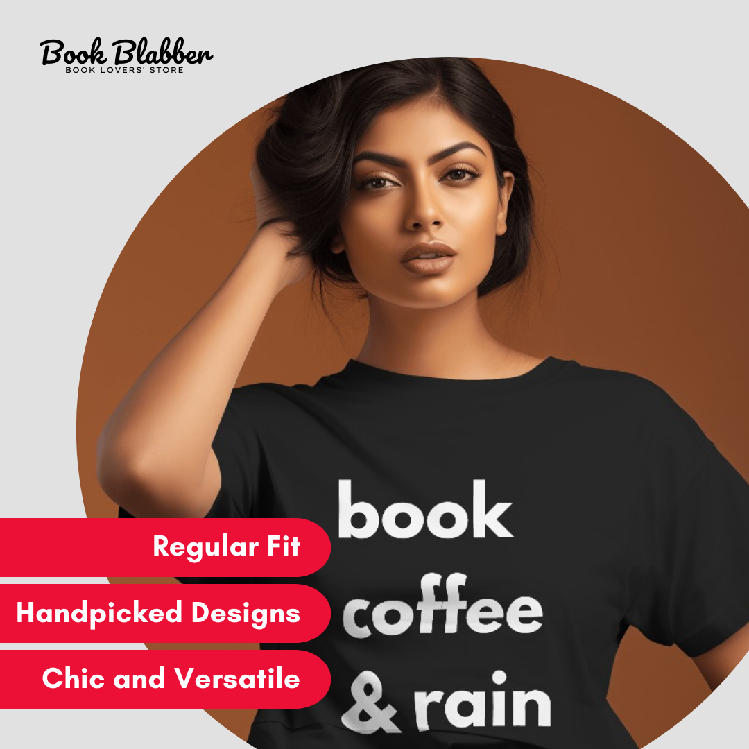 Book Coffee Rain Tshirt