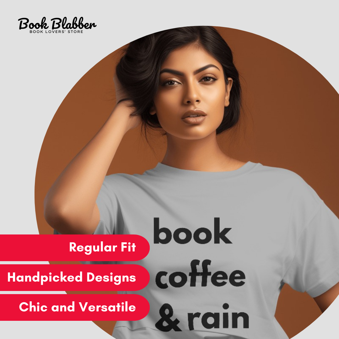 Book Coffee Rain Tshirt