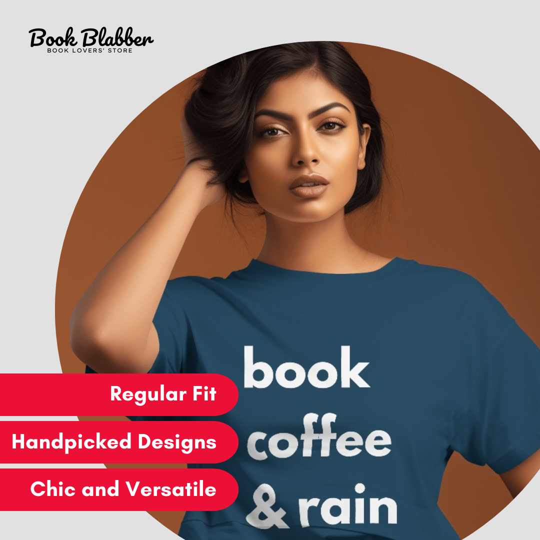 Book Coffee Rain Tshirt