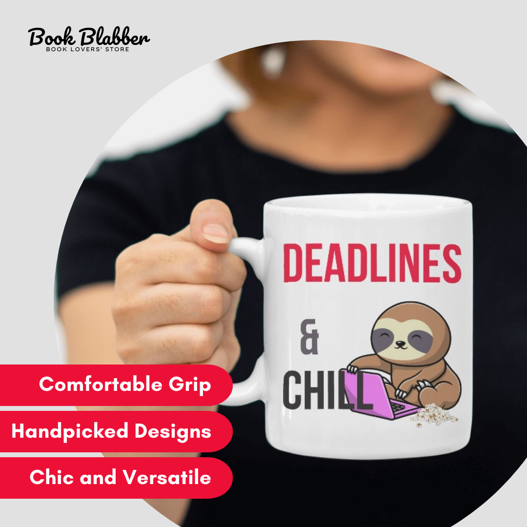 Freelancers Quirky Coffee Mug - Deadlines & Chill