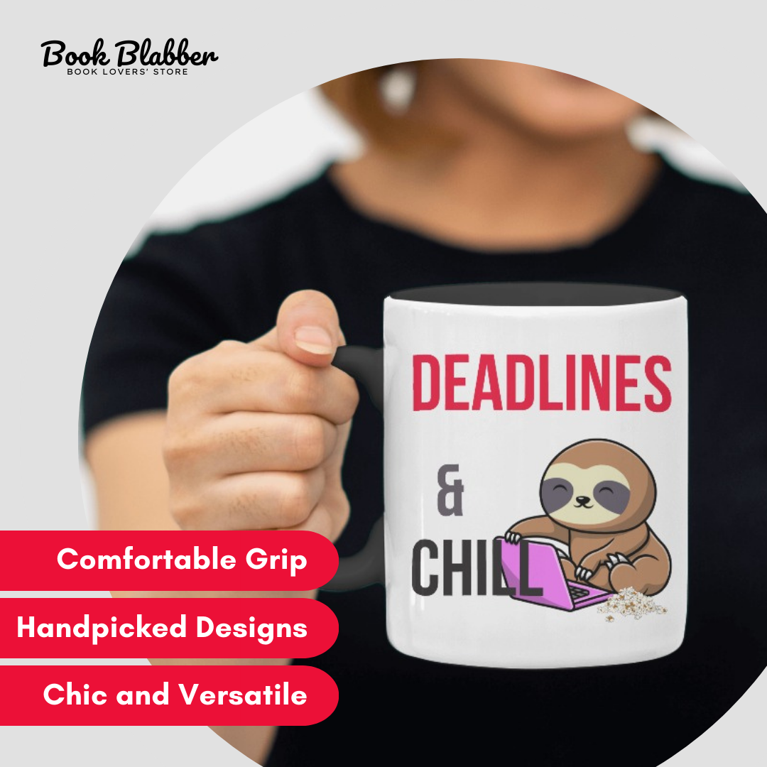 Freelancers Quirky Coffee Mug - Deadlines & Chill