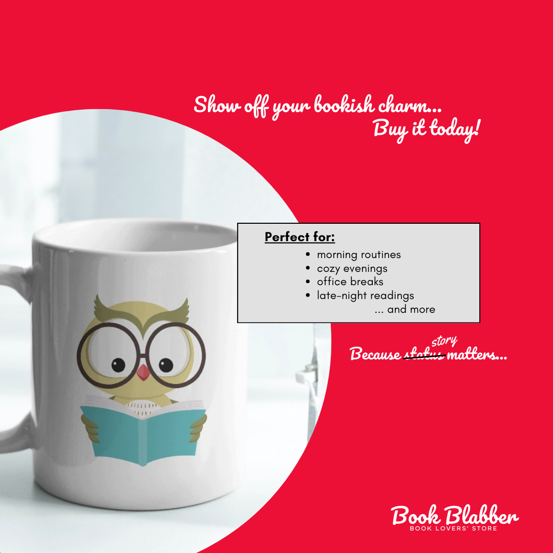 Reading Owl Book Lovers Mug