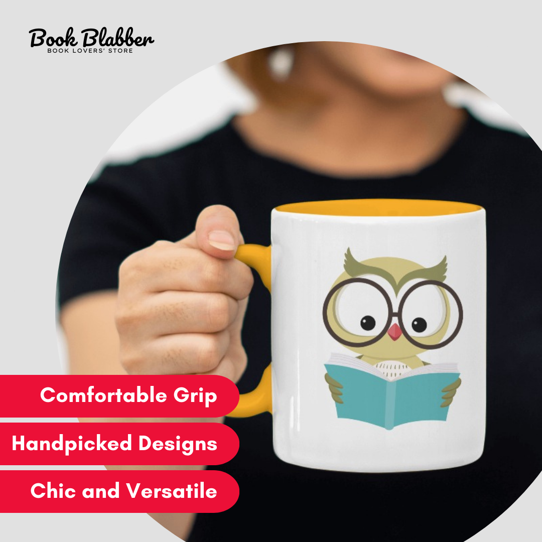 Reading Owl Book Lovers Mug