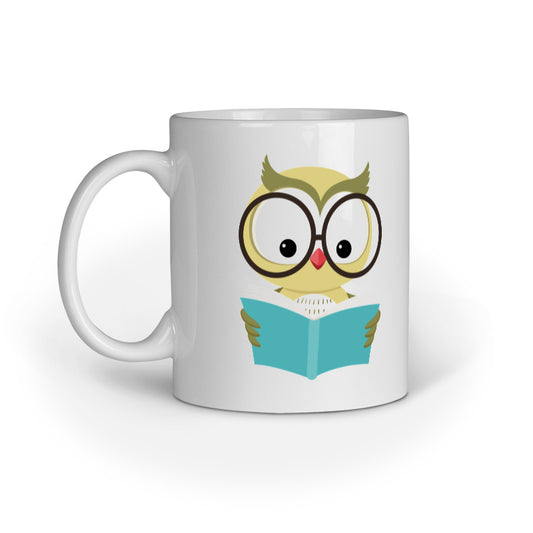 Reading Owl Book Lovers Mug