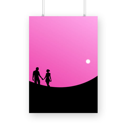 Couple Holding Hands Poster