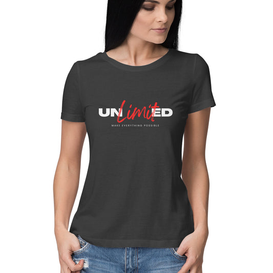 Unlimited Motivational Tshirt for Women