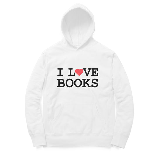 I Love Books Hoodie