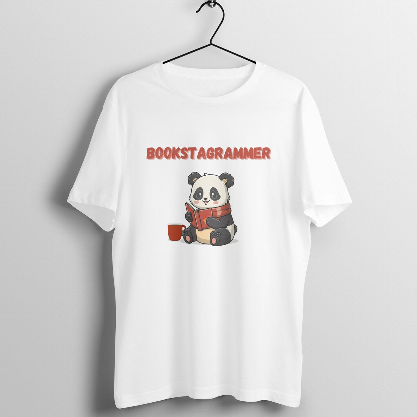 Bookstagrammer Panda Tshirt for Book Lovers
