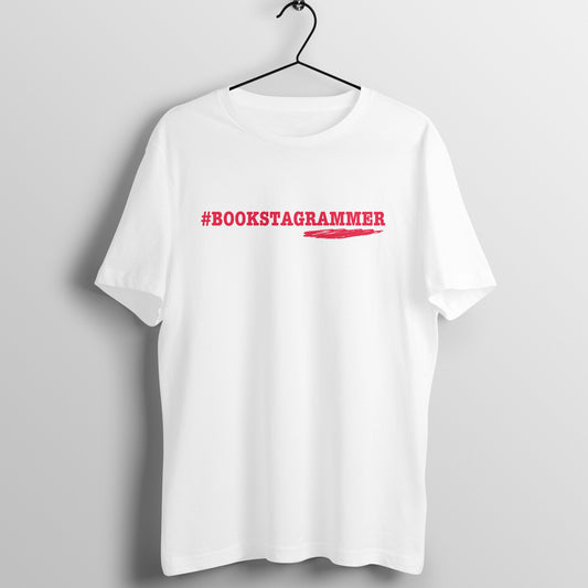 Hashtag Bookstagrammer Unisex Tshirt (All Caps)