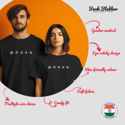 FRIENDS Tshirt for Book Lovers - Image 2
