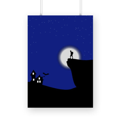 Man on a Cliff Poster