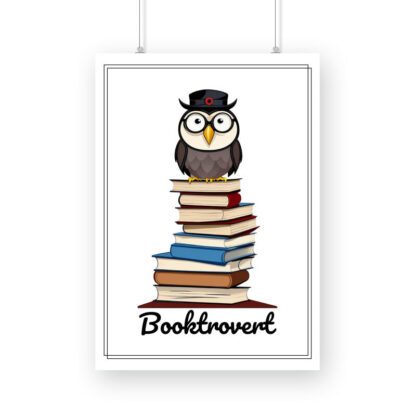 Booktrovert Bookish Poster