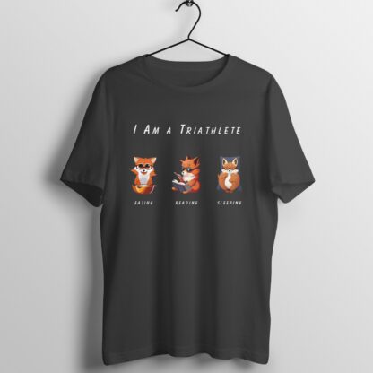 I am a Triathlete Lazy Quote Tshirt