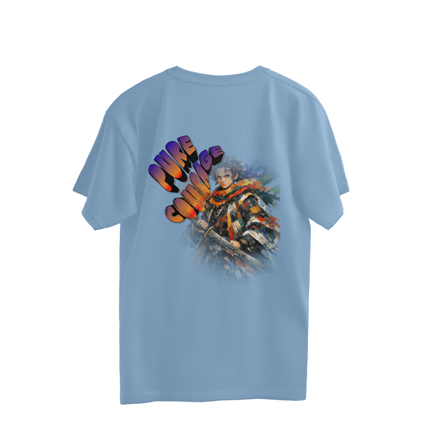 Demon Slayer Oversized Artistic Tshirt - Image 2