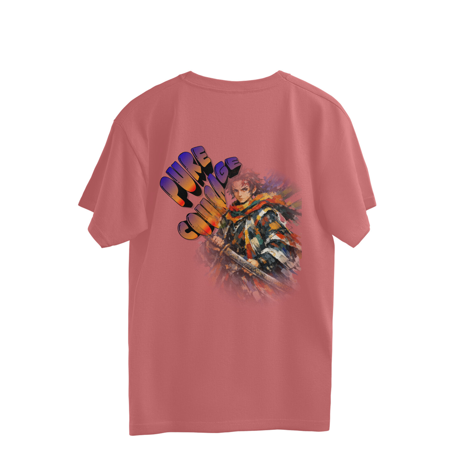 Demon Slayer Oversized Artistic Tshirt - Image 4