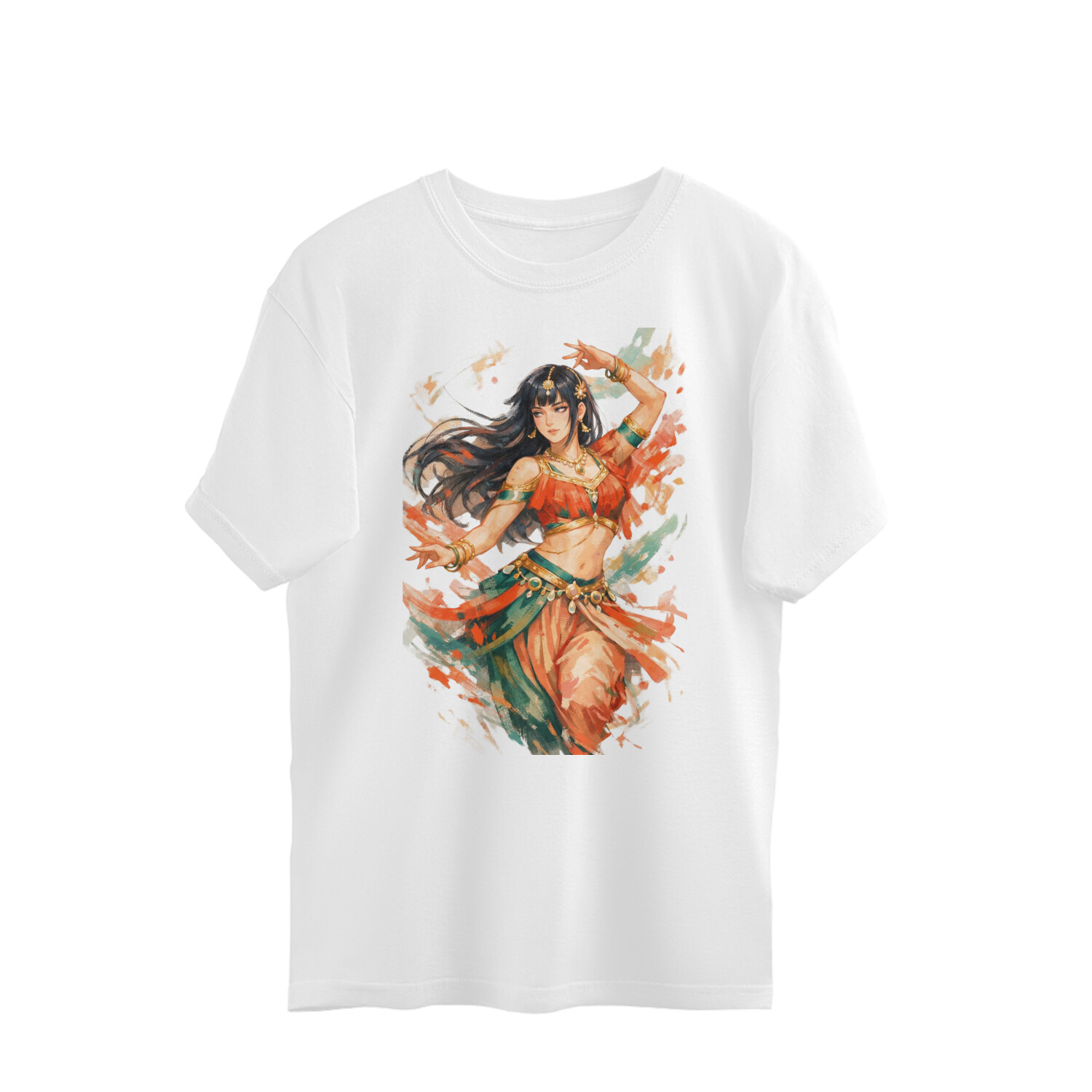Desi Hinata Hyuga Oversized Anime Tshirt