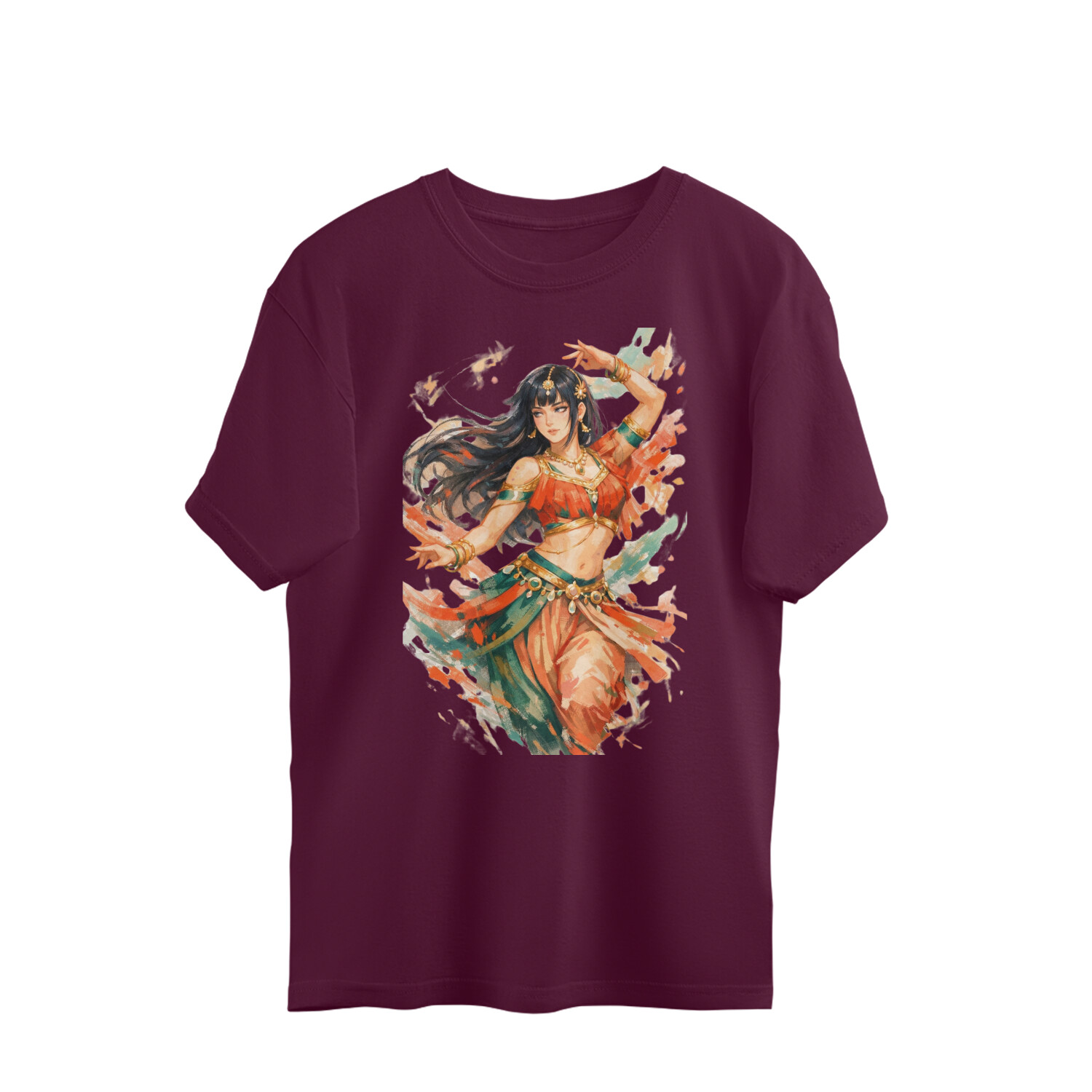 Desi Hinata Hyuga Oversized Anime Tshirt - Image 2