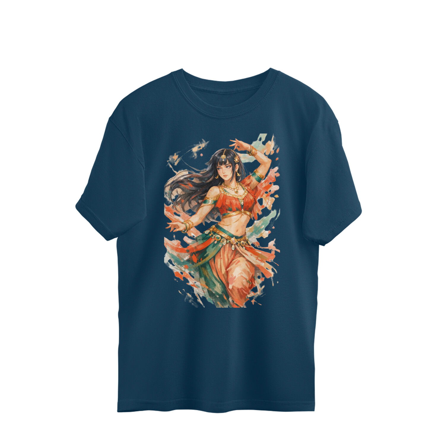 Desi Hinata Hyuga Oversized Anime Tshirt - Image 3