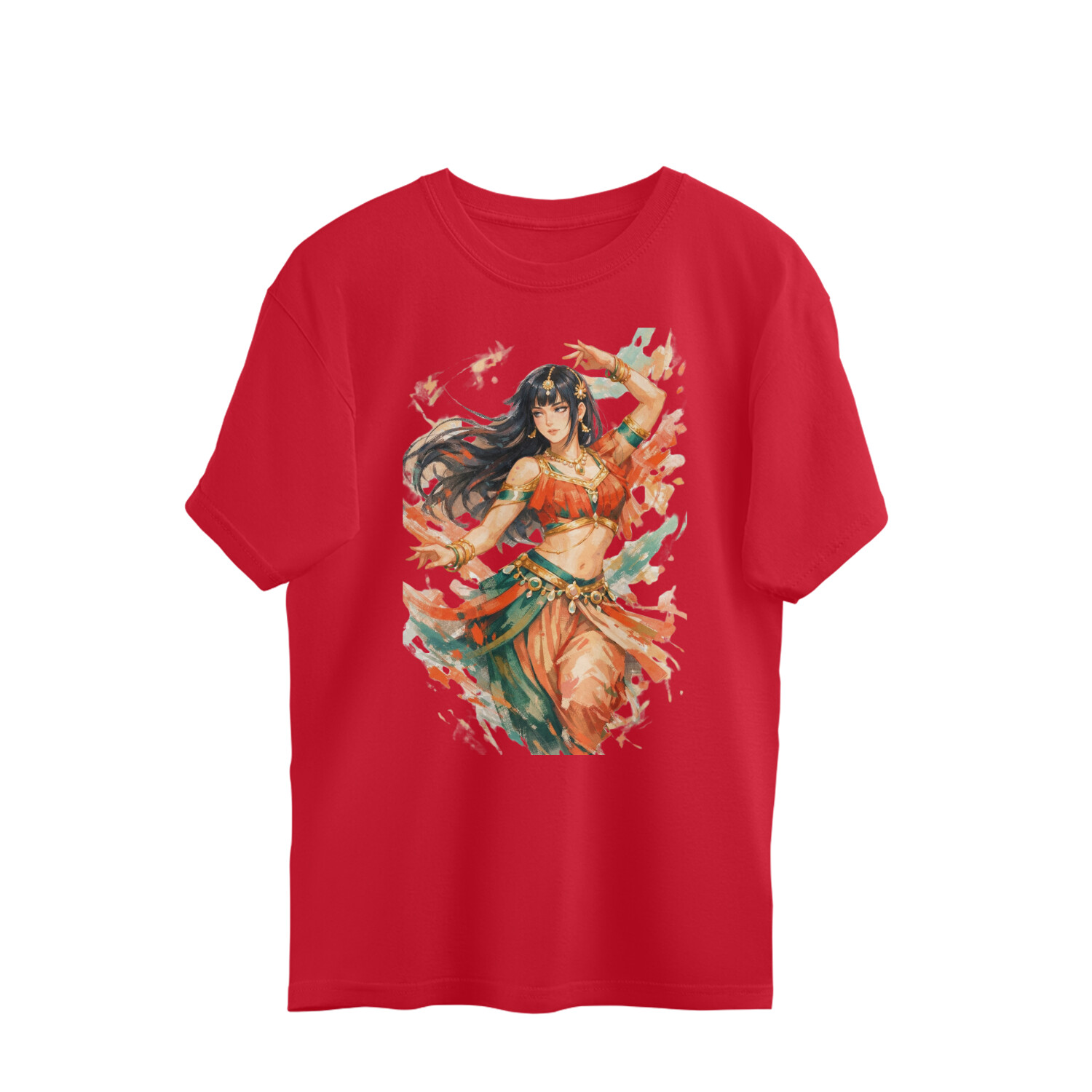 Desi Hinata Hyuga Oversized Anime Tshirt - Image 4