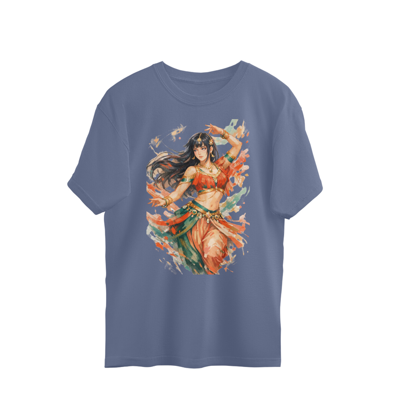 Desi Hinata Hyuga Oversized Anime Tshirt - Image 6