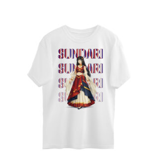 Desi Hinata Hyuga Sundari Oversized Naruto Tshirt