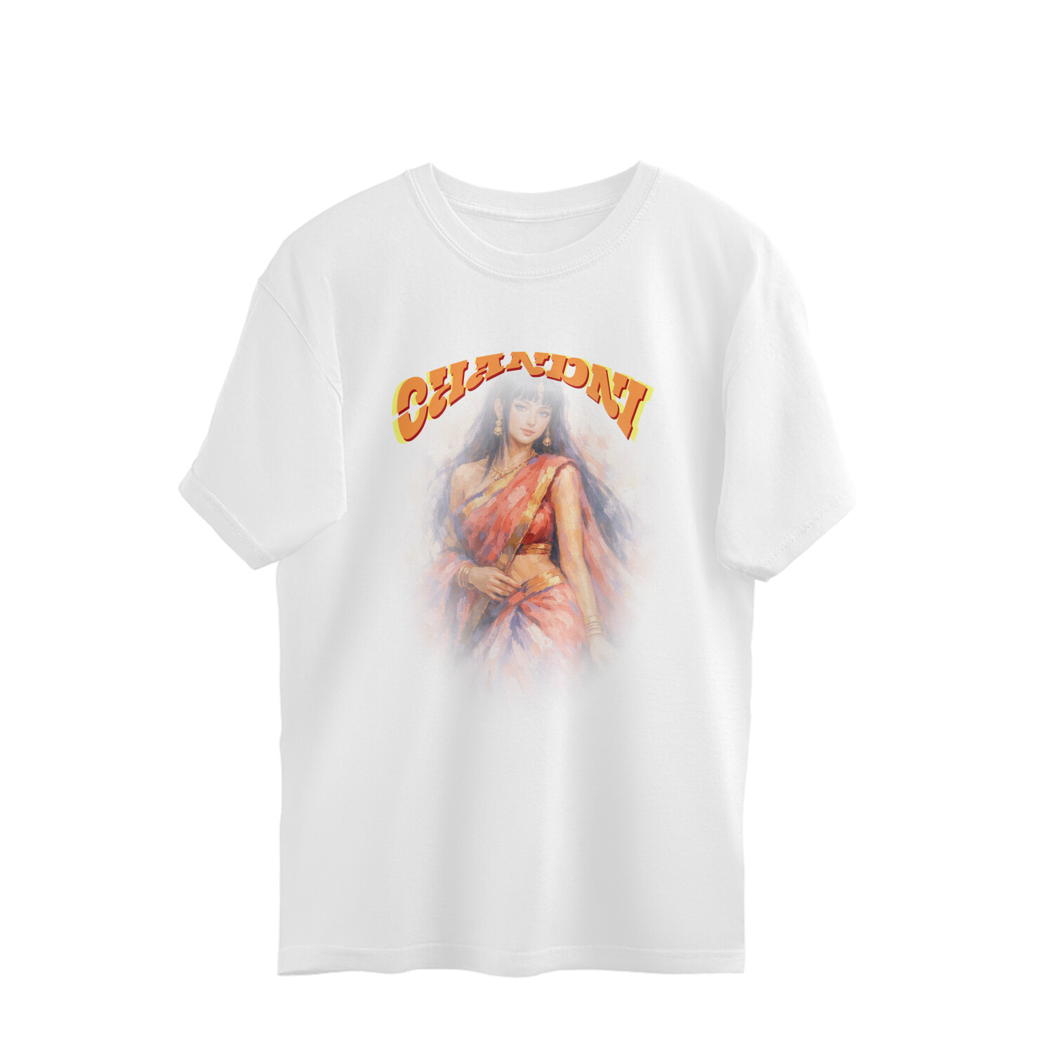 Desi Hinata Hyuga Saree Naruto Tshirt Oversized